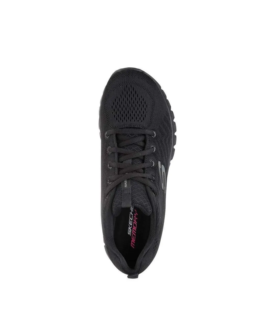 Skechers Womens/Ladies Graceful Get Connected Trainers (Black) - UTFS8008