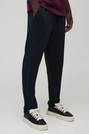 Slim Fit Soft Peached Pintuck Joggers