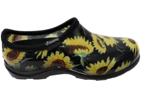 Sloggers Comfortable Womens Splash Shoes Sunflower Black