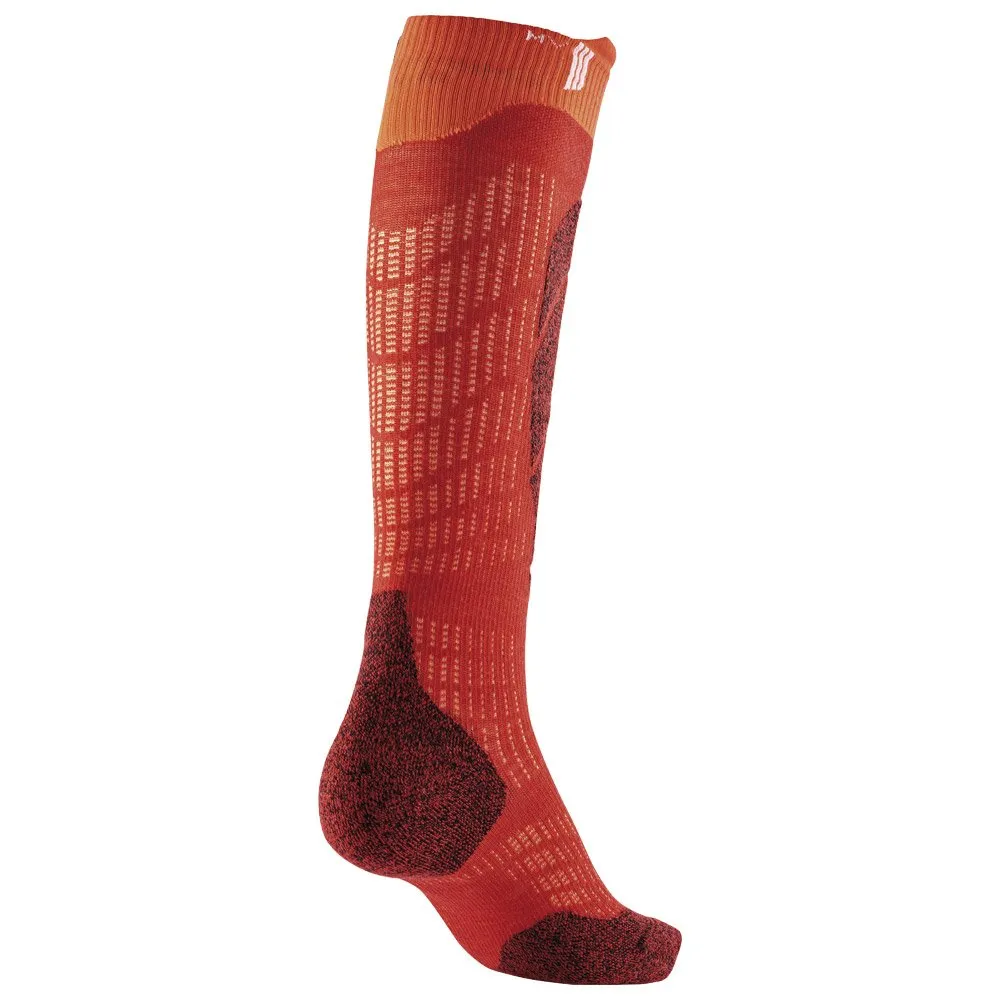 Socks Sidas ---Ski Merino Junior Rouge Orange