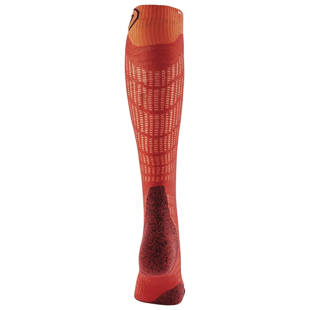 Socks Sidas ---Ski Merino Junior Rouge Orange