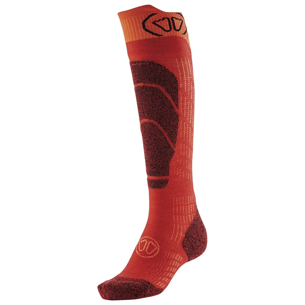 Socks Sidas ---Ski Merino Junior Rouge Orange