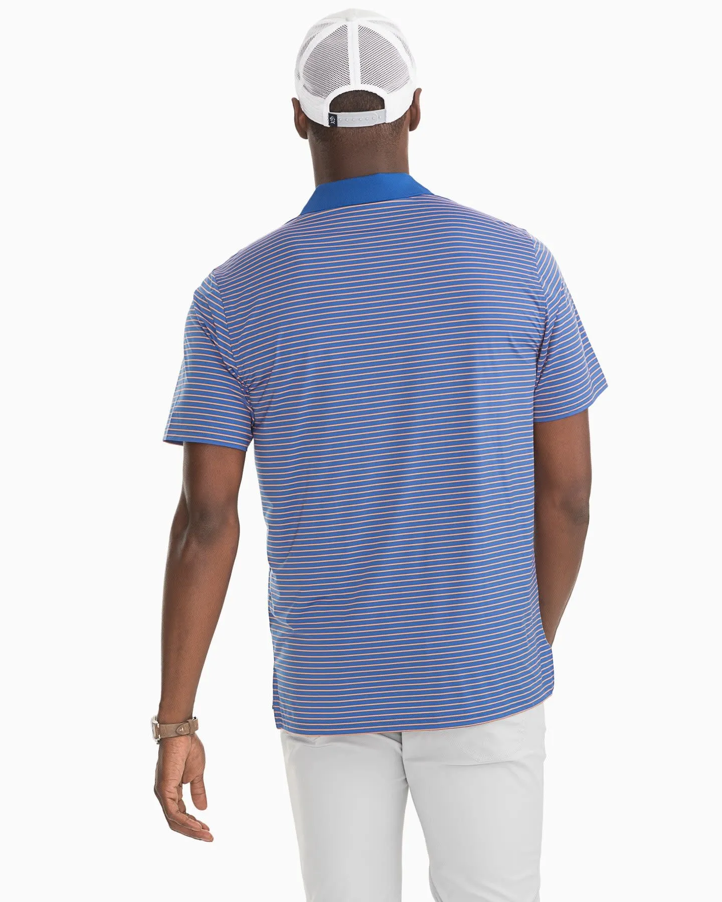 Southern Tide - Barrier Striped Performance Polo