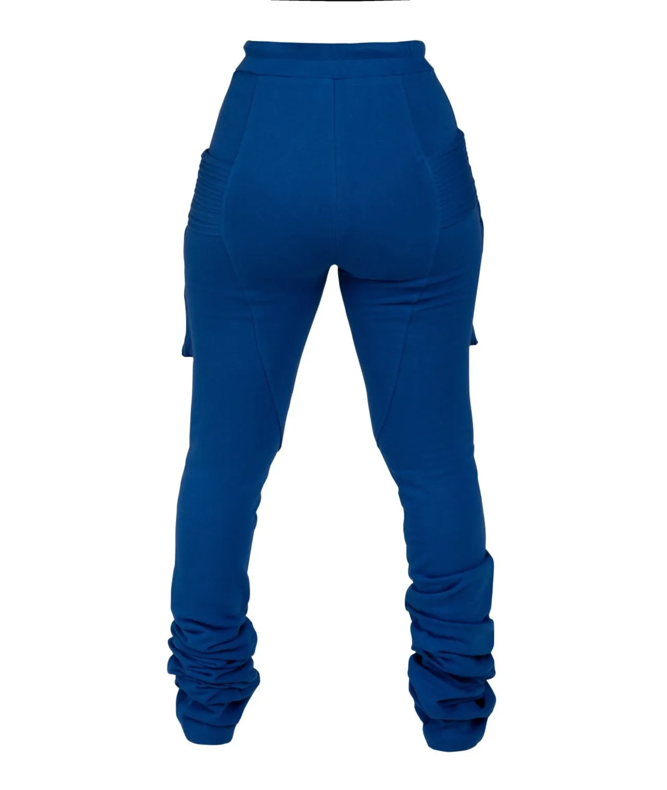 Stacked Utility Joggers Blue