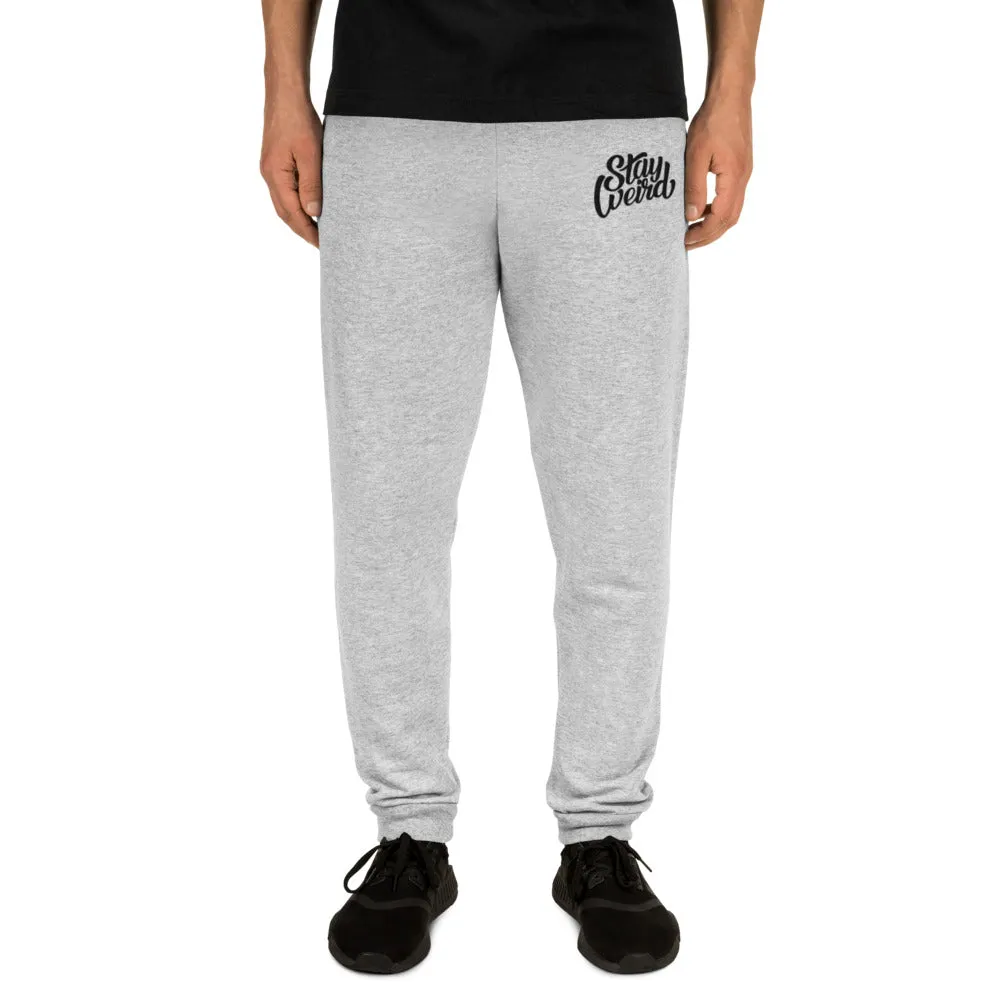 Stay Weird Joggers | Gray