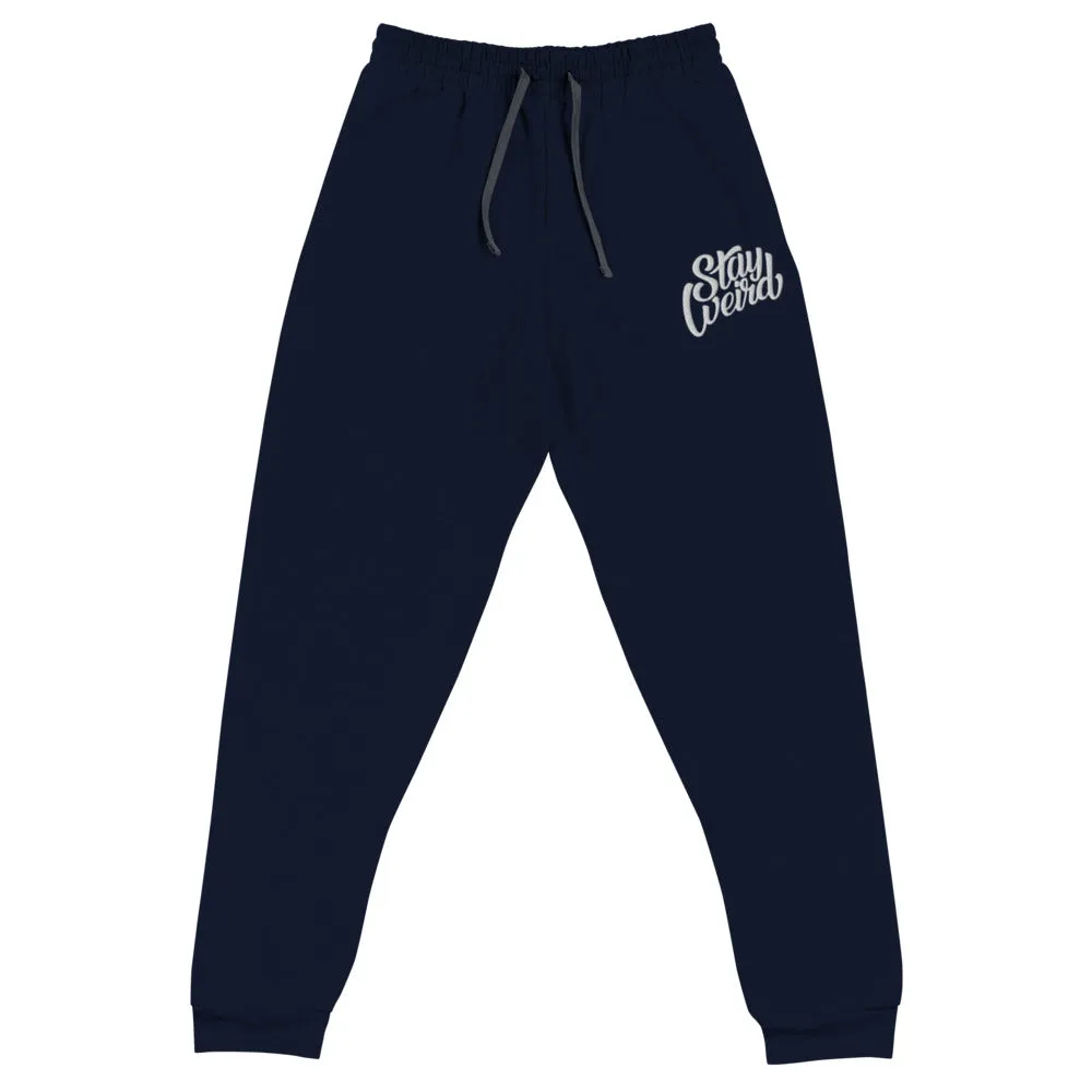 Stay Weird Joggers | Navy