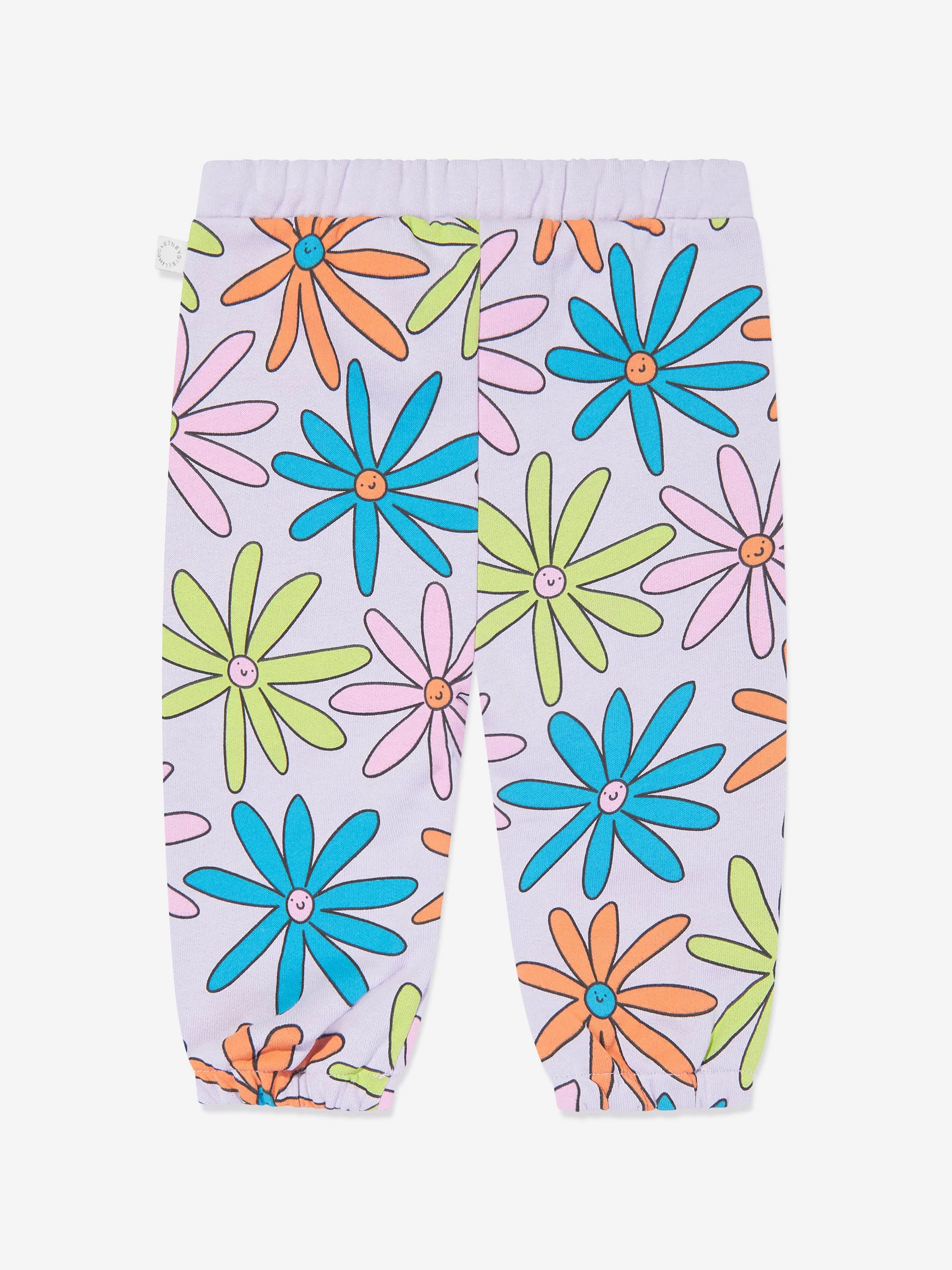 Stella McCartney Baby Girls Flower Joggers in Purple