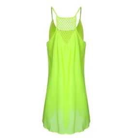 style Women dress plus size chiffon Fluorescent Sexy dress women dress SM6