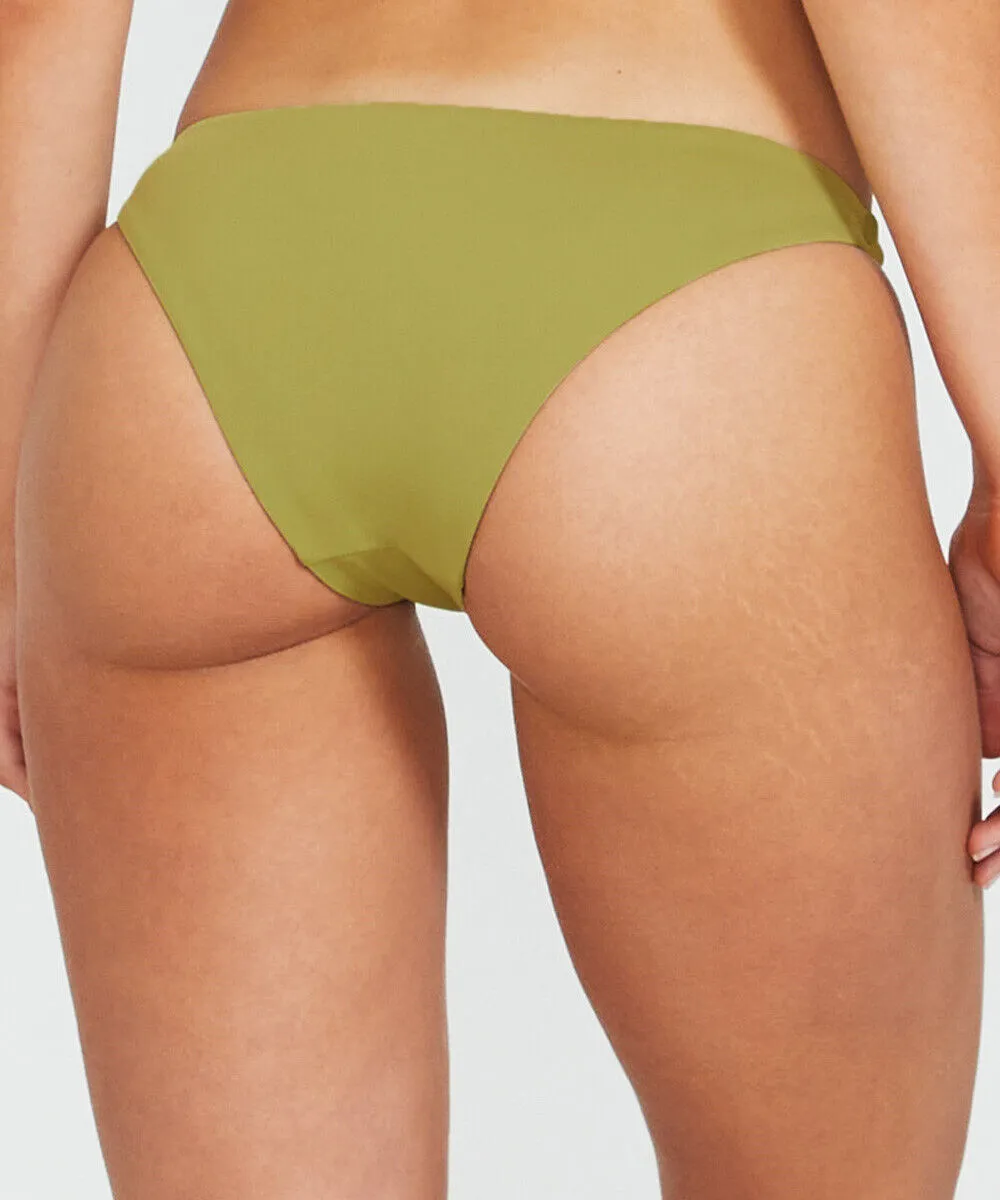 Subtitled Classic Bikini Bottoms Olive Green