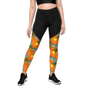 Summer Joy Compression Leggings