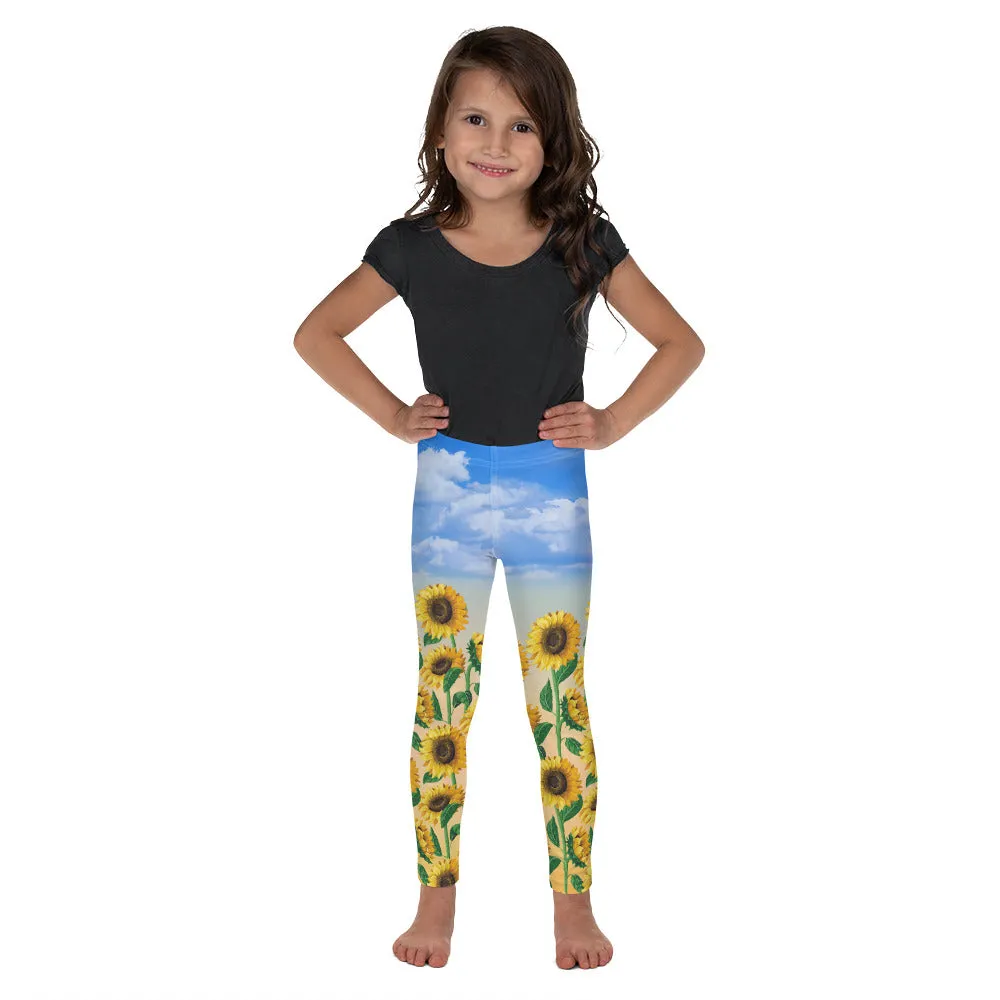 Sunflower Fields Kid's Leggings