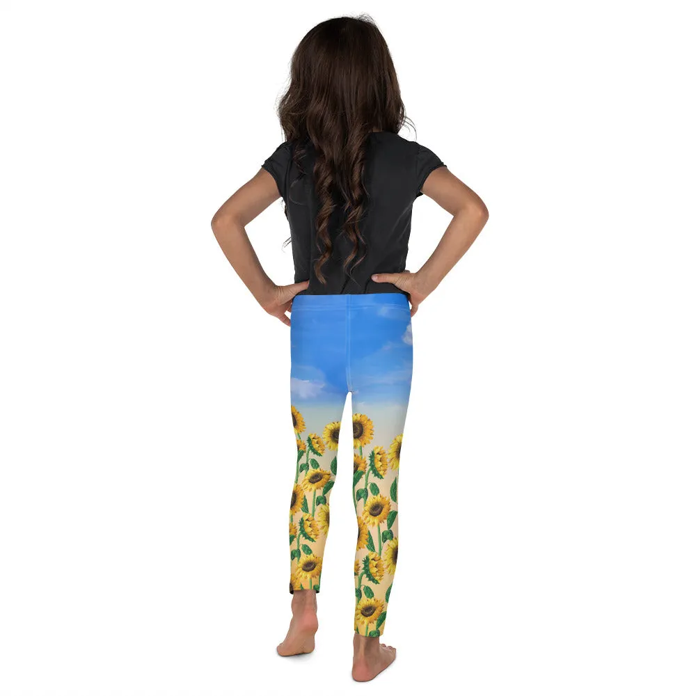 Sunflower Fields Kid's Leggings