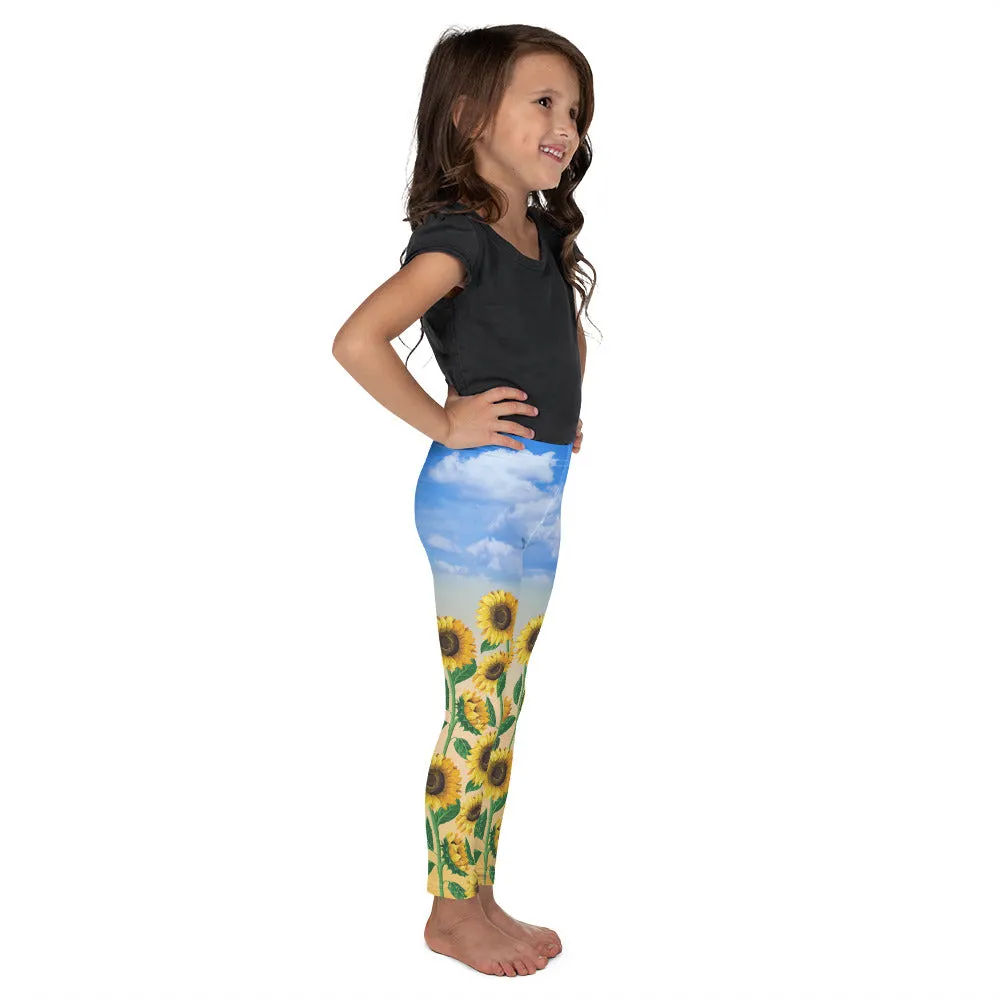 Sunflower Fields Kid's Leggings