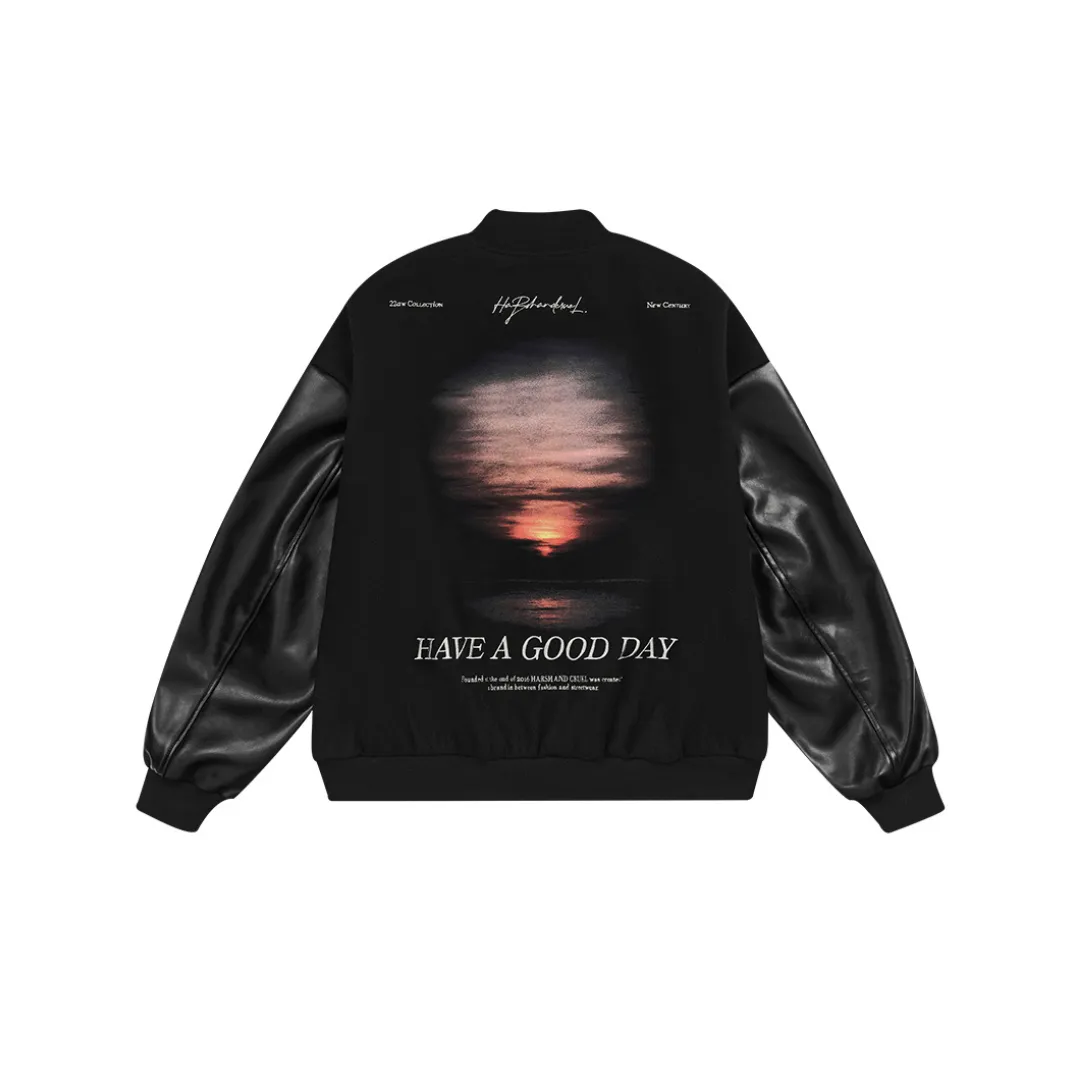 Sunset Landscape Varsity Jacket