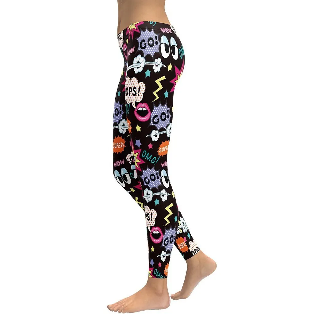 Super Cool Pop Art Leggings