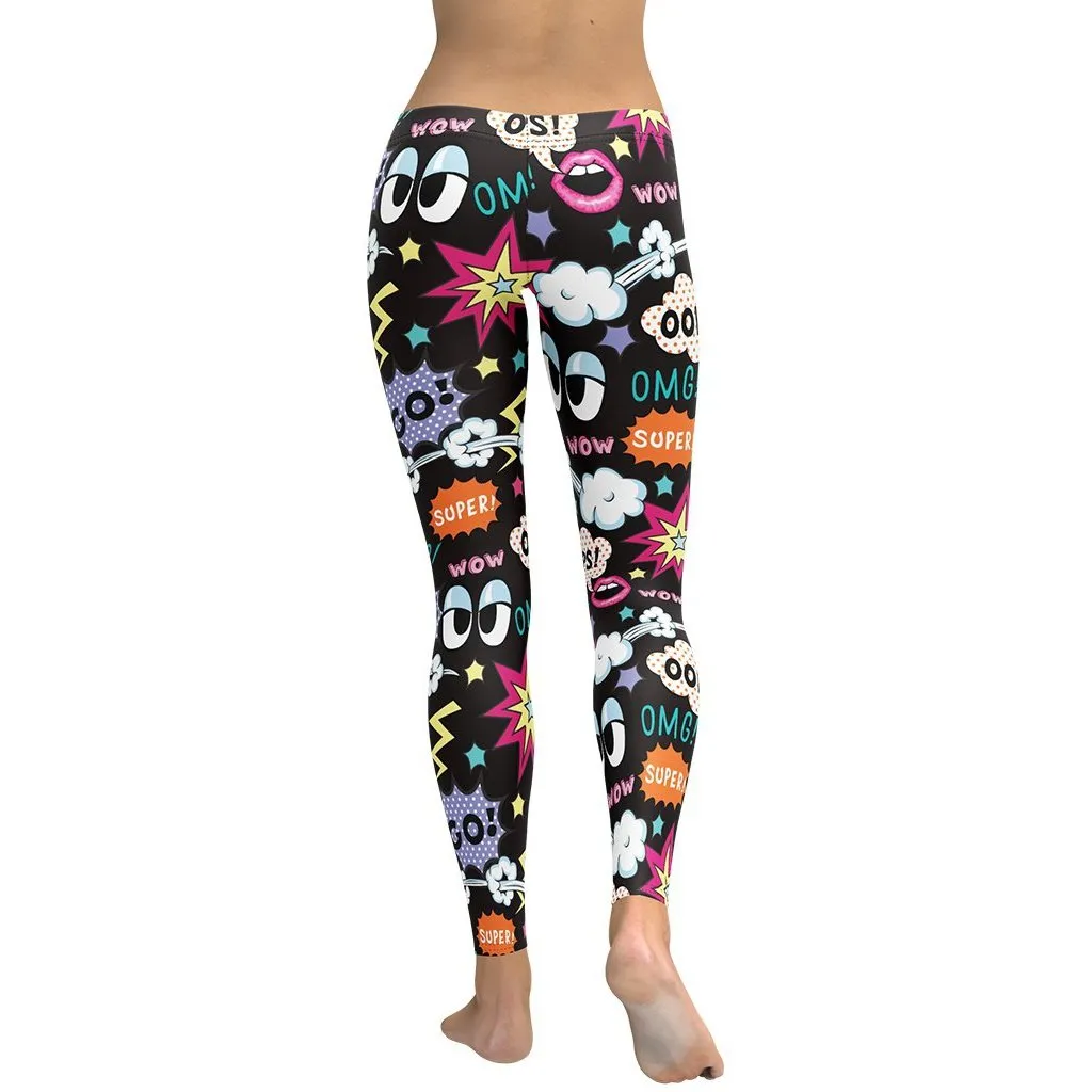 Super Cool Pop Art Leggings