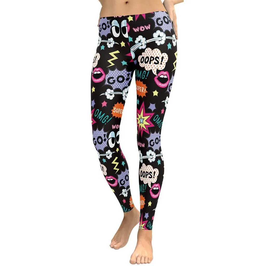 Super Cool Pop Art Leggings