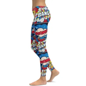 Superhero Comics Leggings