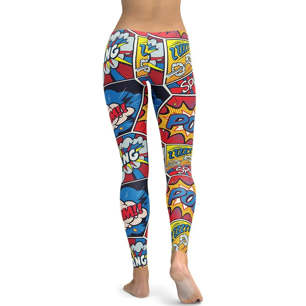 Superhero Comics Leggings