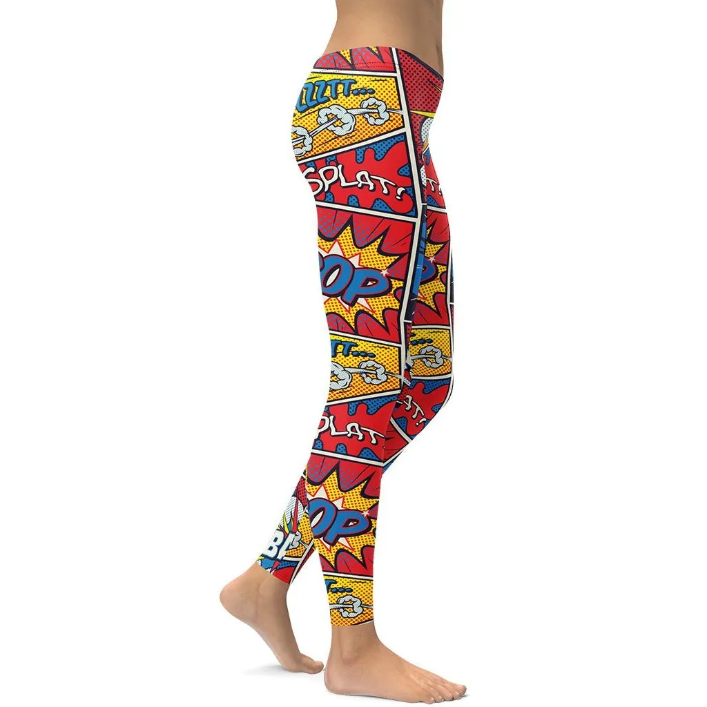 Superhero Comics Leggings