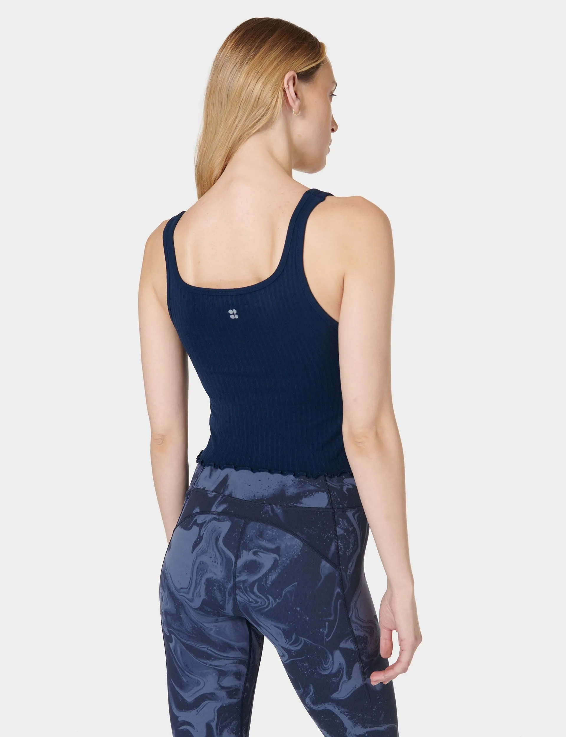 Sweaty Betty Mindful Seamless Bra Vest - Navy Blue