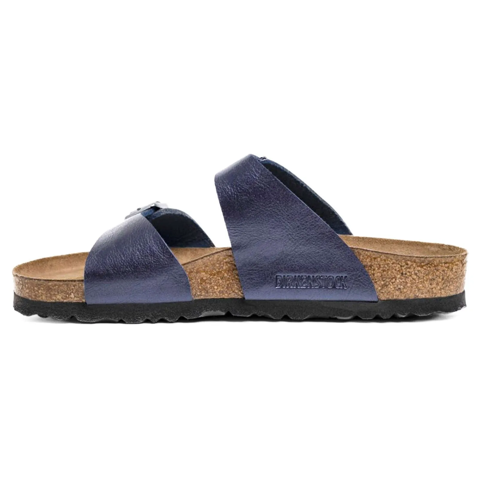 Sydney Birko-Flor Patent Leather Unisex Slide Sandals