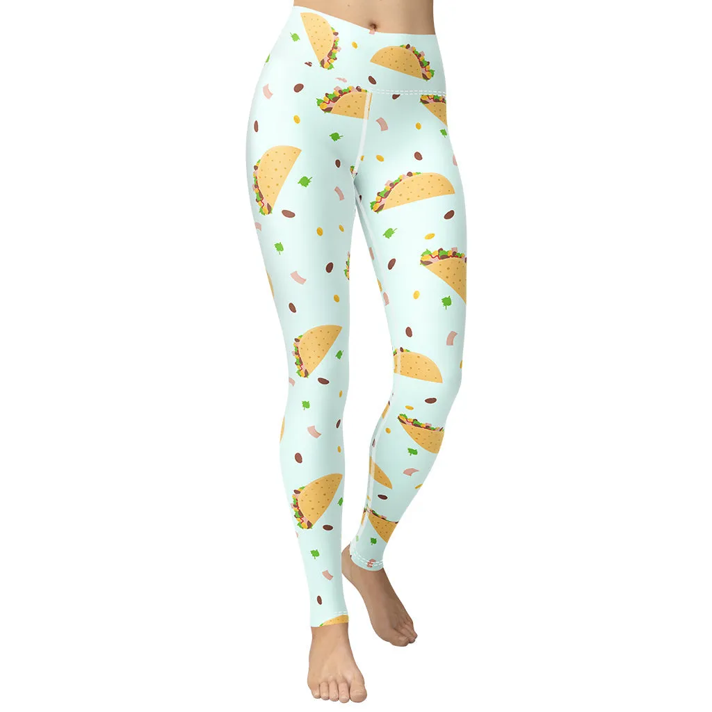 Tacos Yoga Leggings