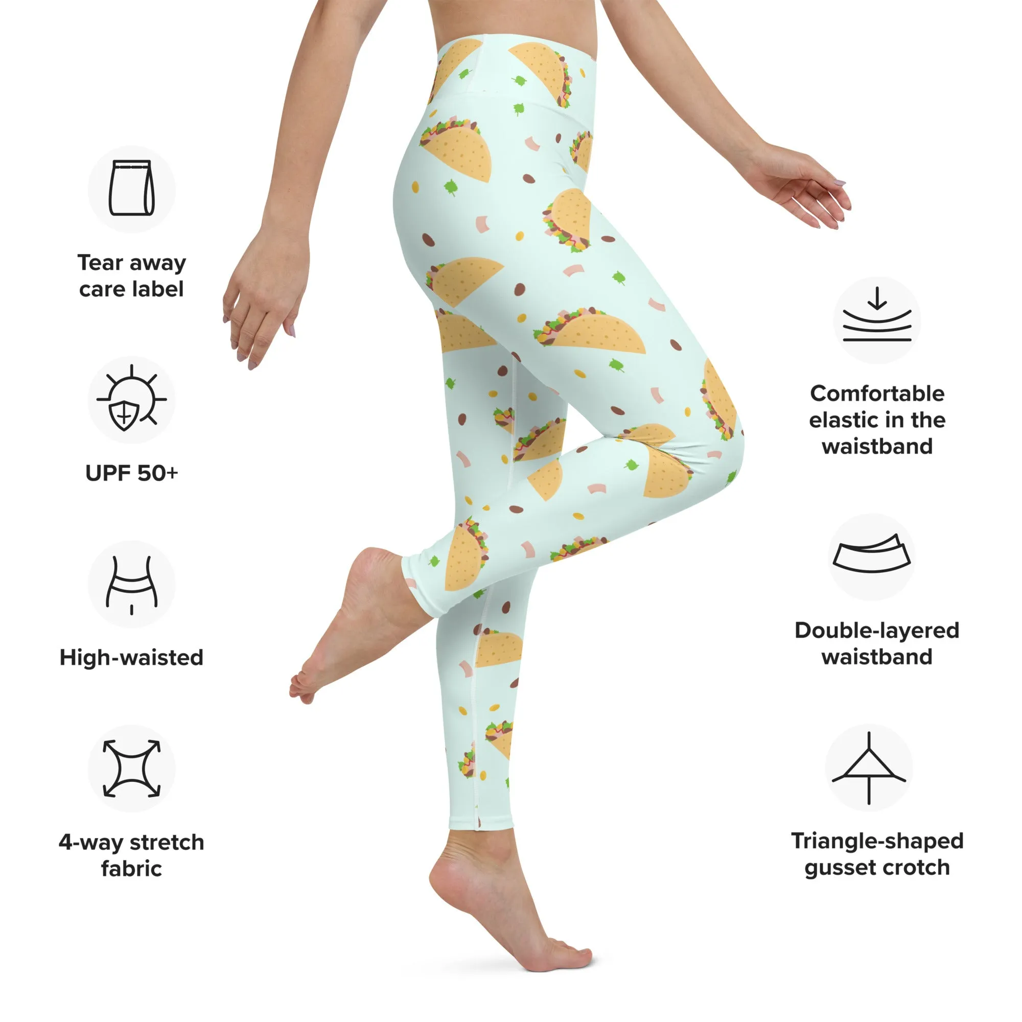 Tacos Yoga Leggings