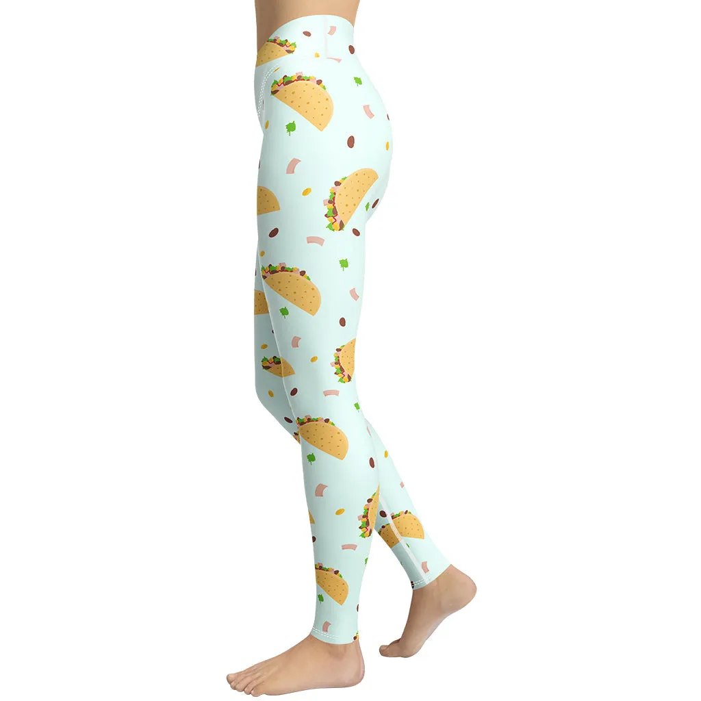 Tacos Yoga Leggings