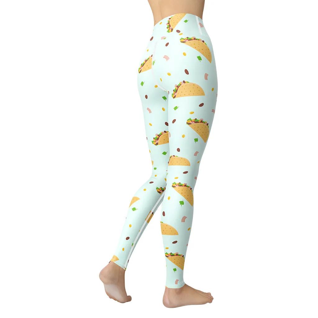 Tacos Yoga Leggings