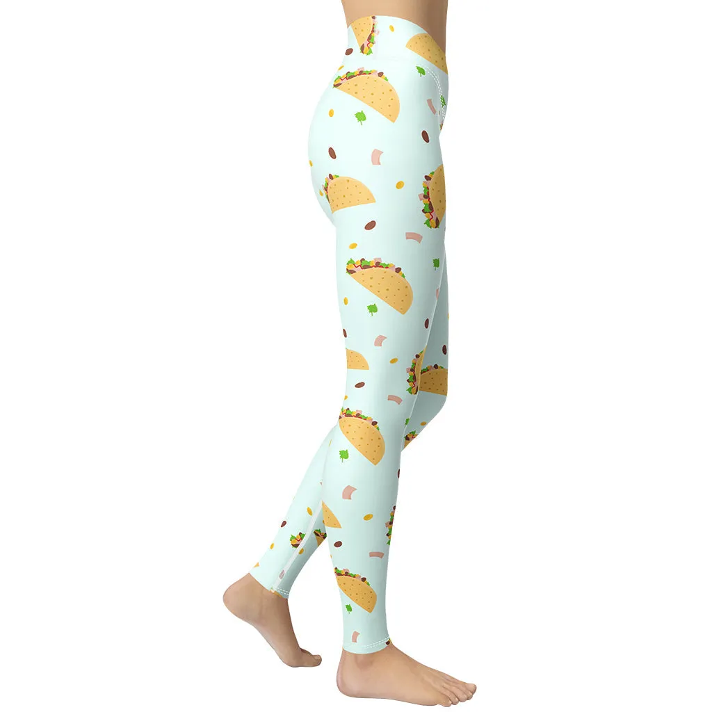 Tacos Yoga Leggings