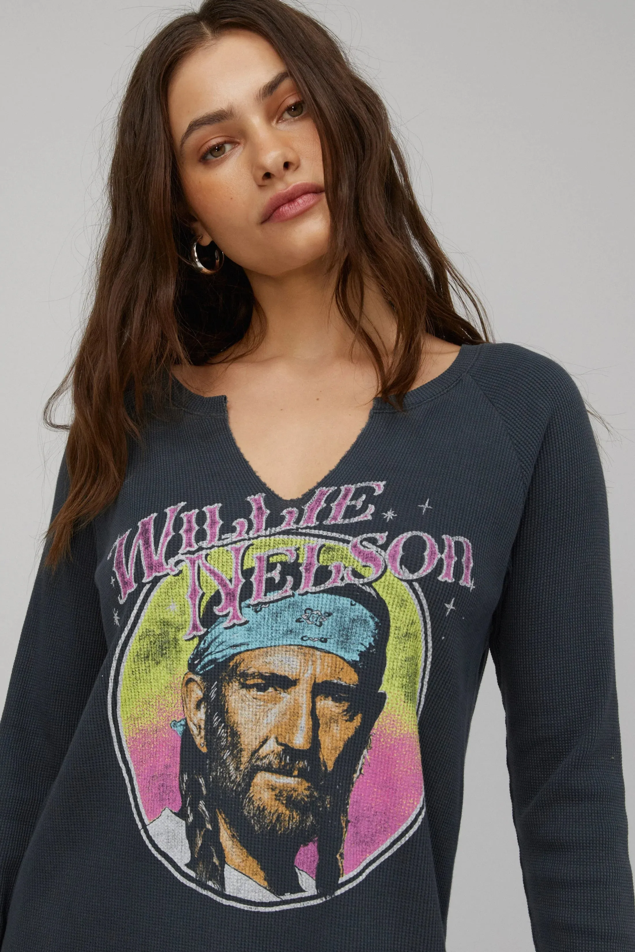 The Willie Nelson Portrait Thermal by Daydreamer