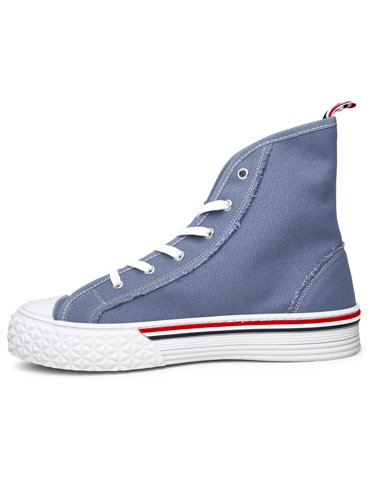 Thom Browne    Thom Browne Sneakers In Light Blue Canvas