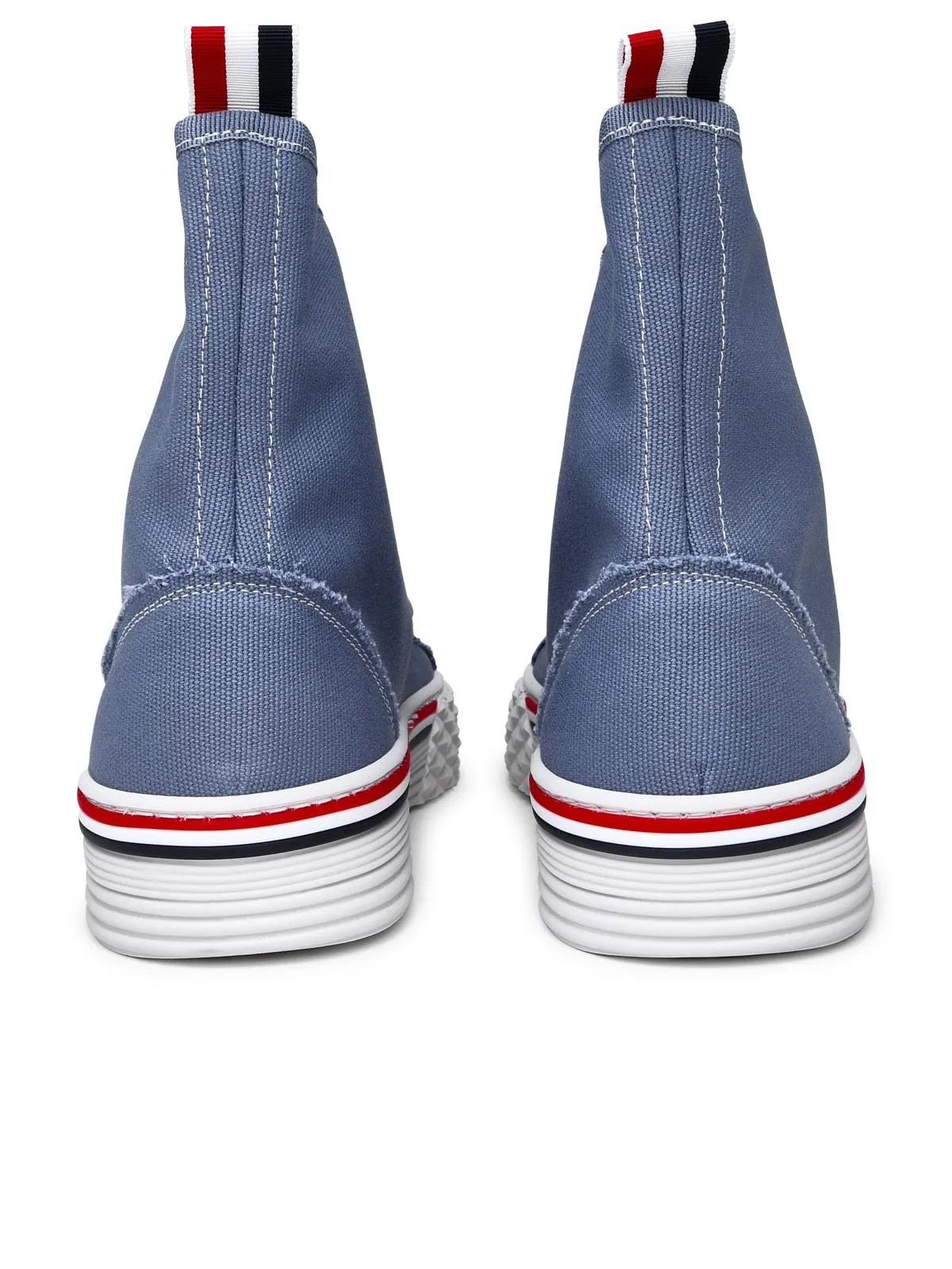 Thom Browne    Thom Browne Sneakers In Light Blue Canvas