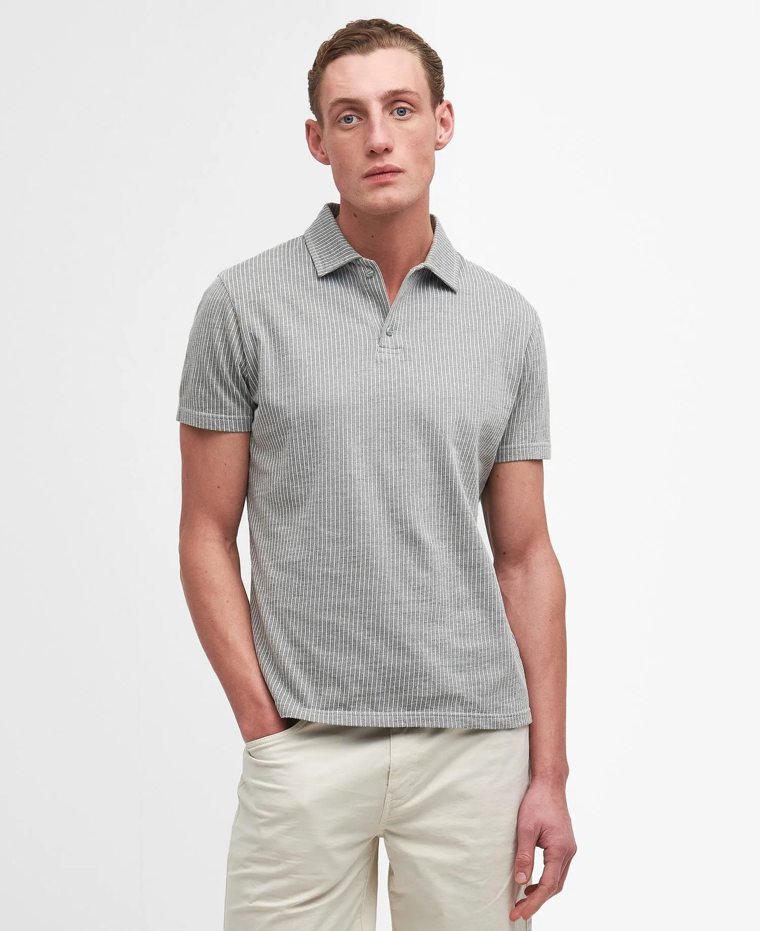  Tickhill Striped Short-Sleeved Polo Shirt     