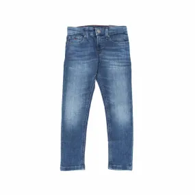 Tommy Hilfiger Medium Blue Regular Fit Jeans For Boys And Teen