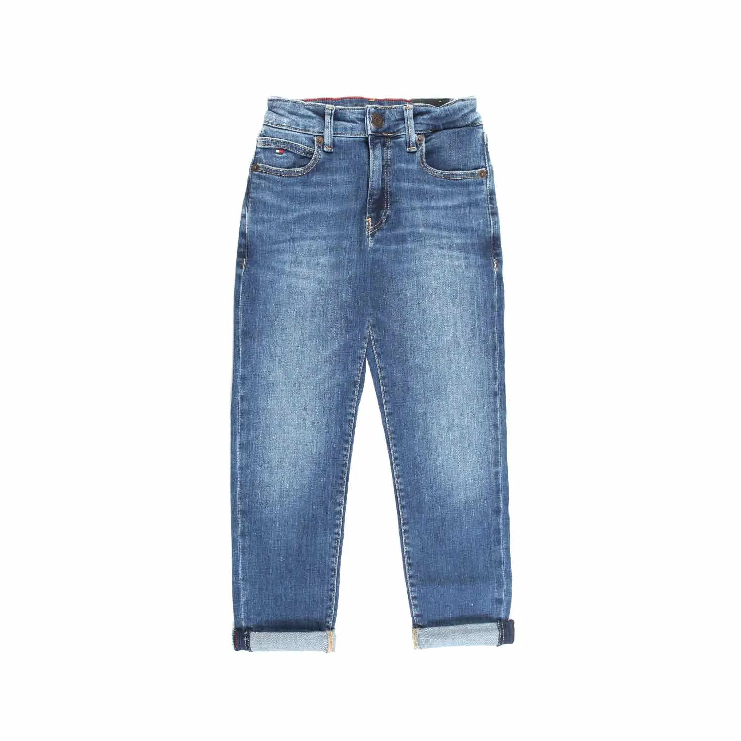 Tommy Hilfiger Straight Light Blue Jeans For Children And Teen