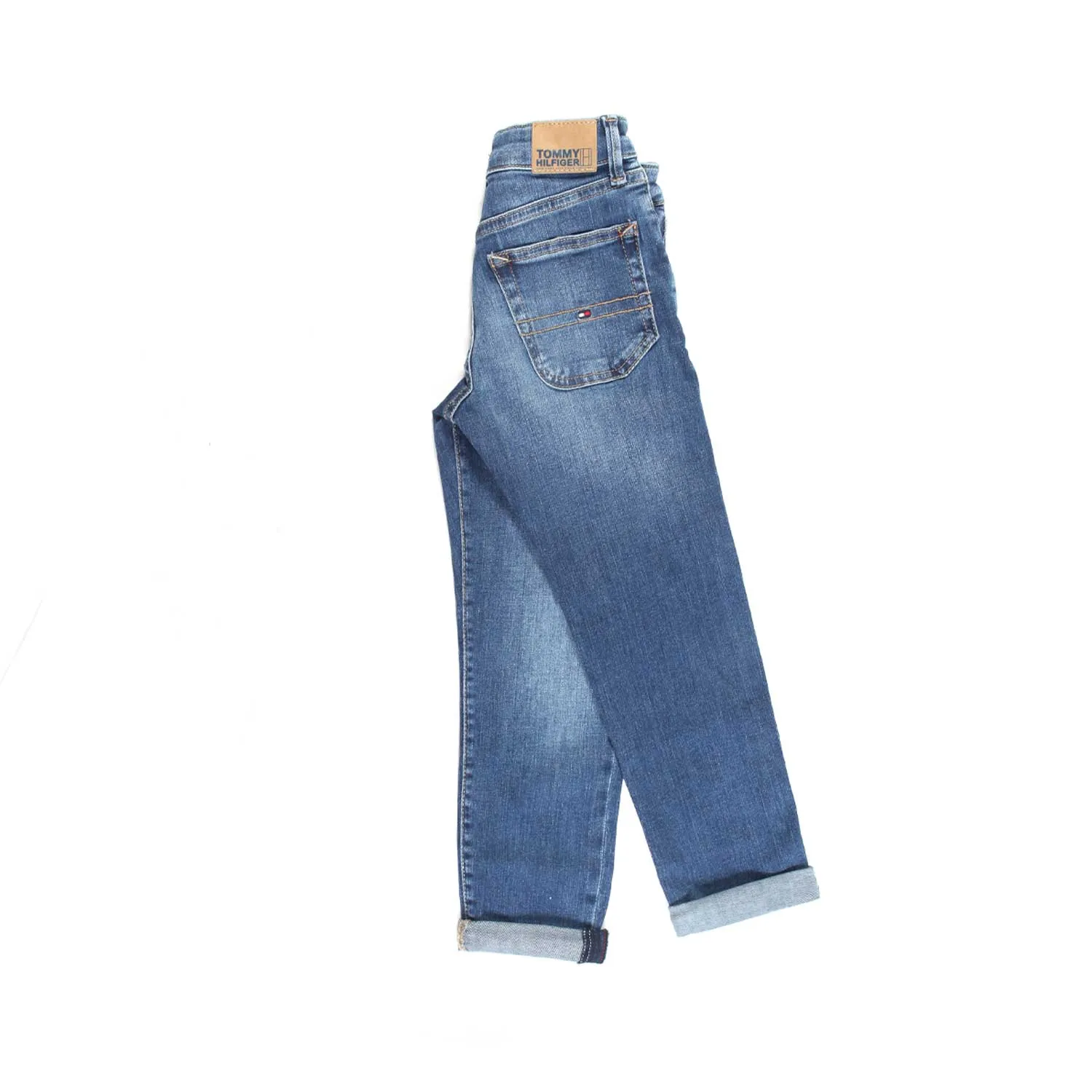 Tommy Hilfiger Straight Light Blue Jeans For Children And Teen