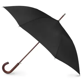 Totes Men's Line Auto Wooden Stick Umbrella  