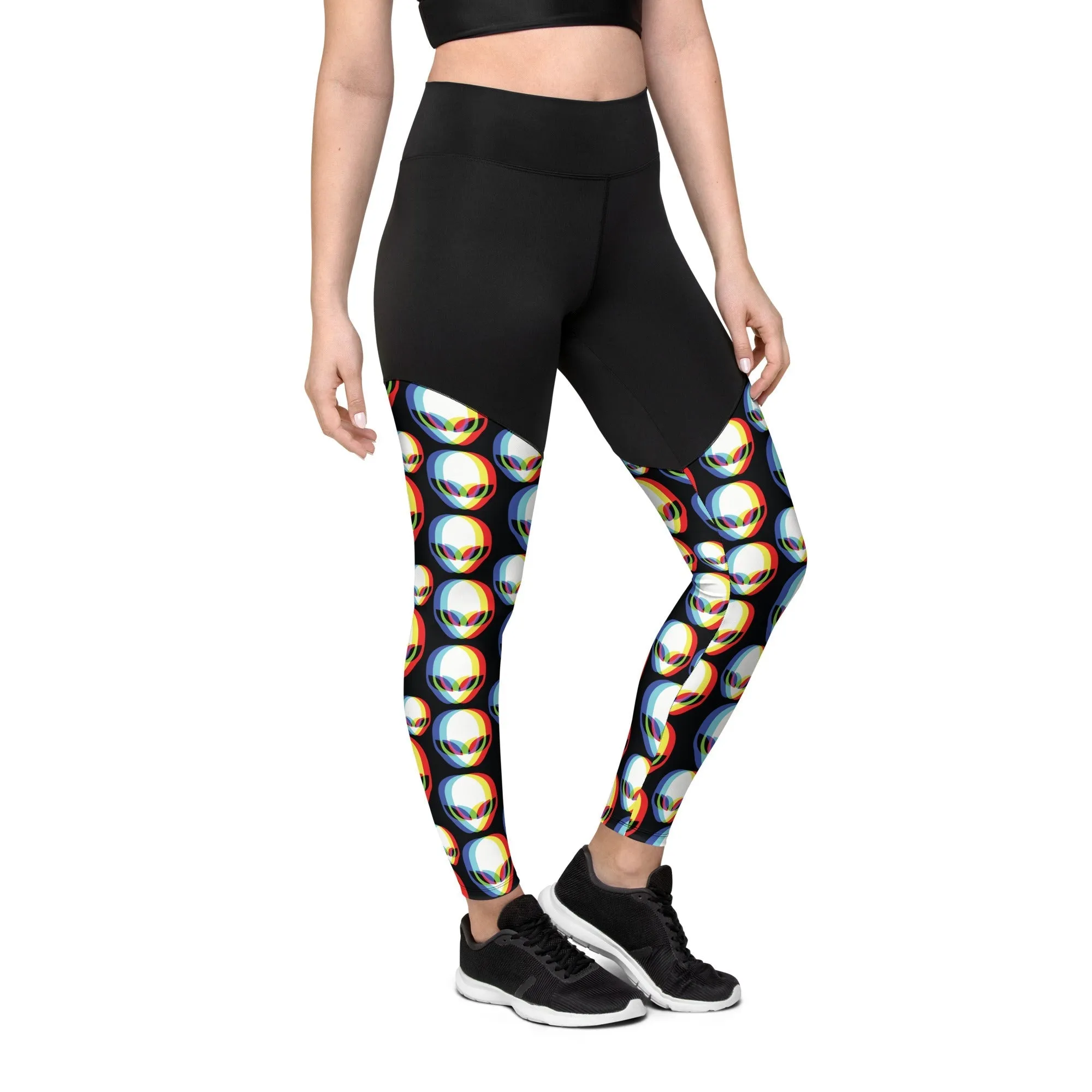 Trippy Alien Compression Leggings