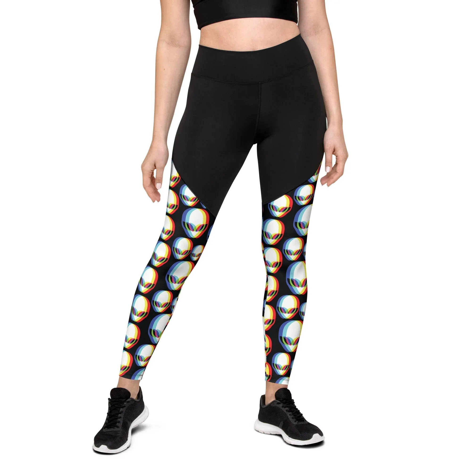 Trippy Alien Compression Leggings