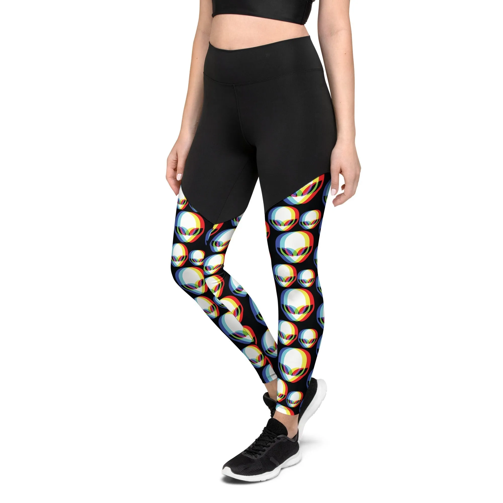 Trippy Alien Compression Leggings