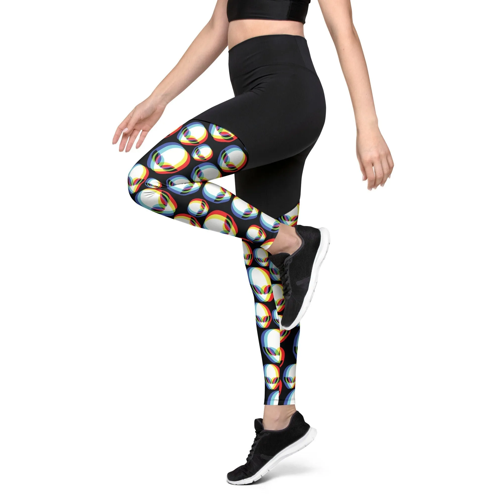 Trippy Alien Compression Leggings