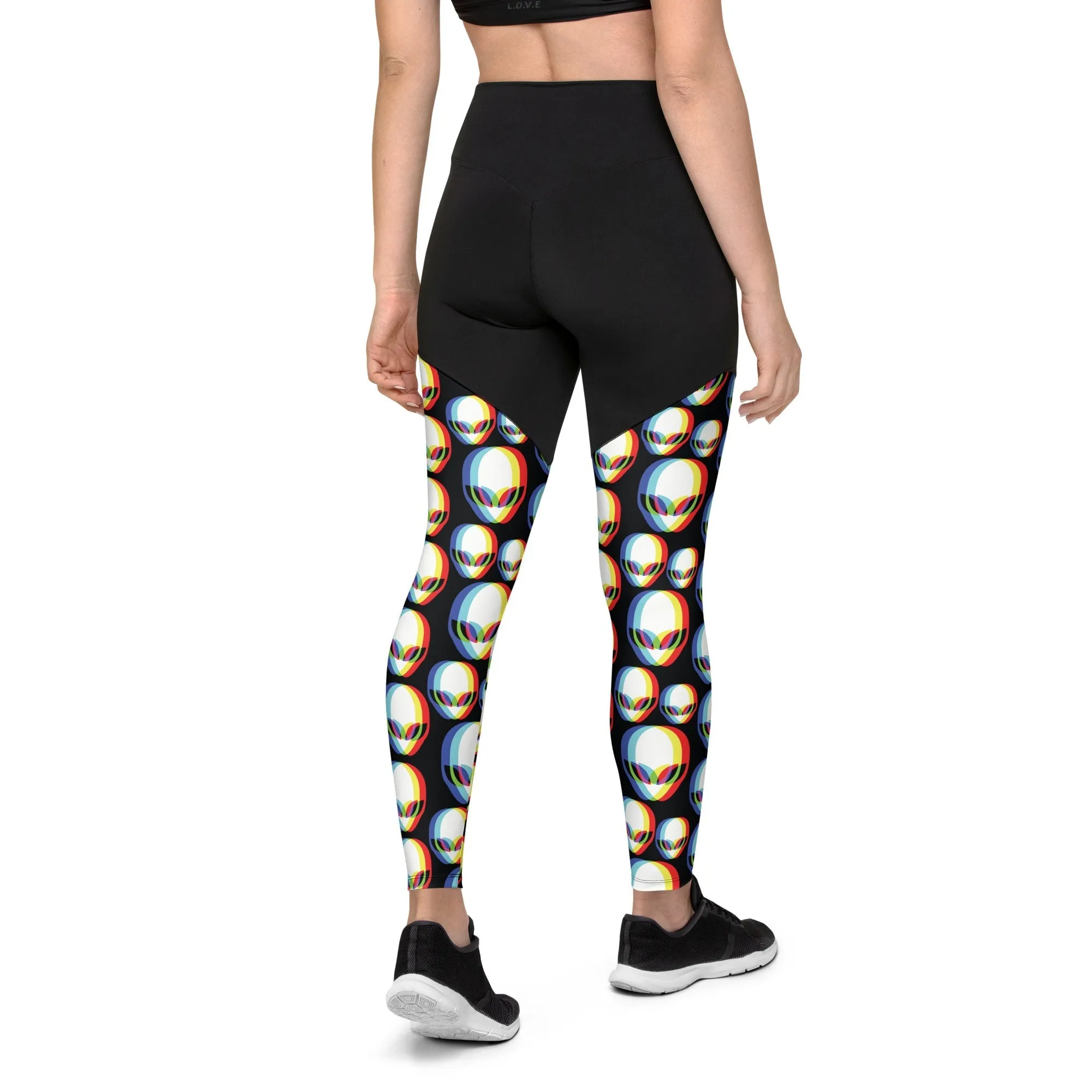 Trippy Alien Compression Leggings