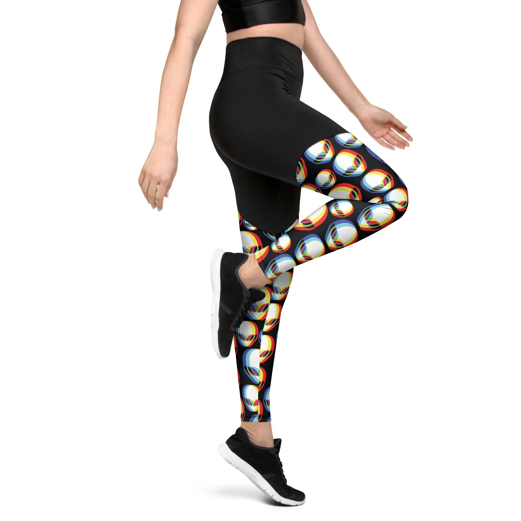 Trippy Alien Compression Leggings