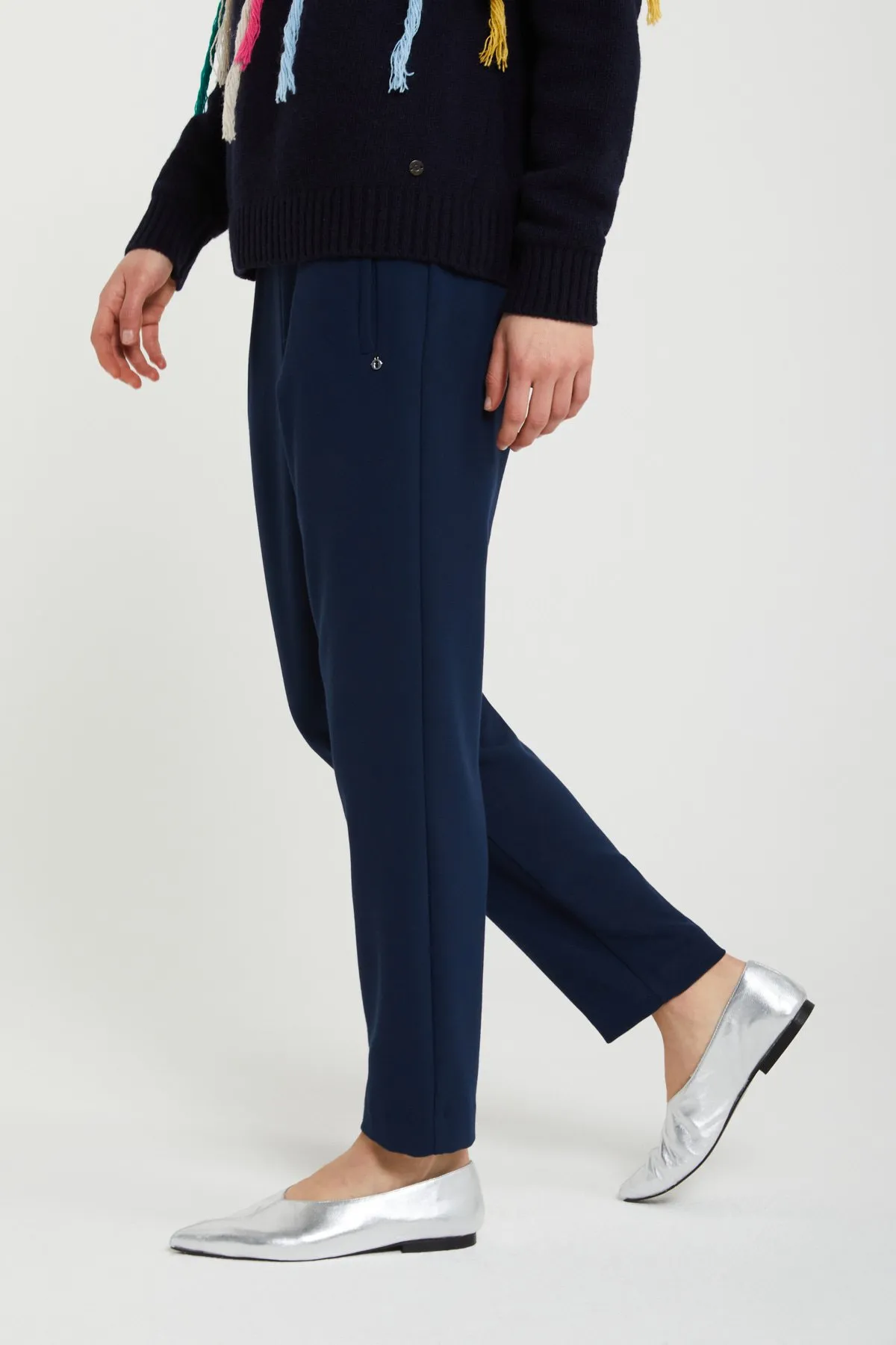 Trousers with elastic