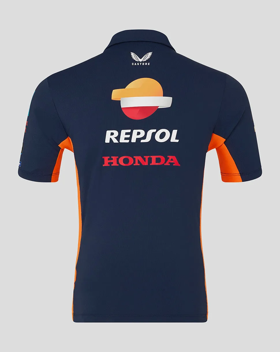 Unisex Honda HRC Polo Shirt - Black