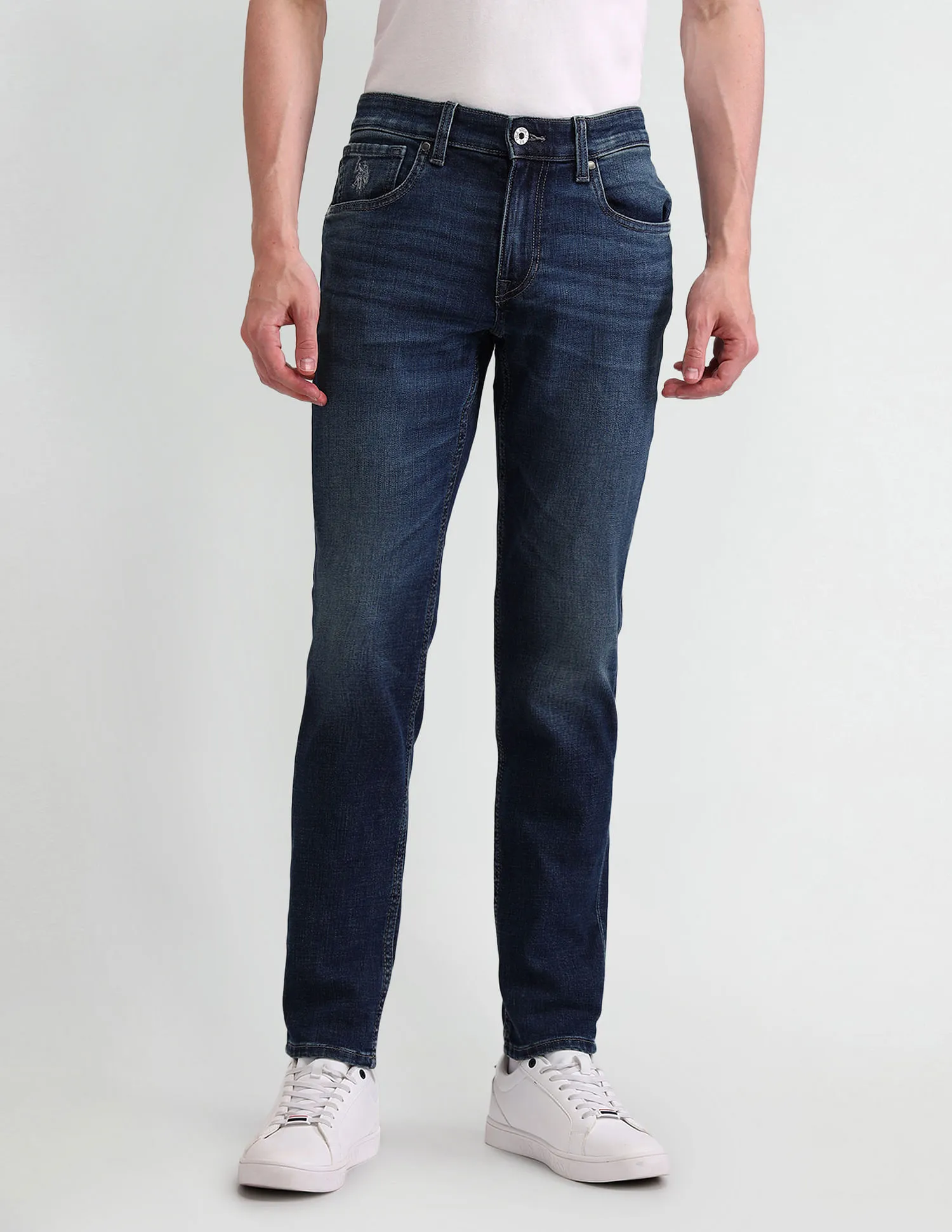 U.S. Polo Assn. Denim Co. Brandon Slim Tapered Blue Jeans