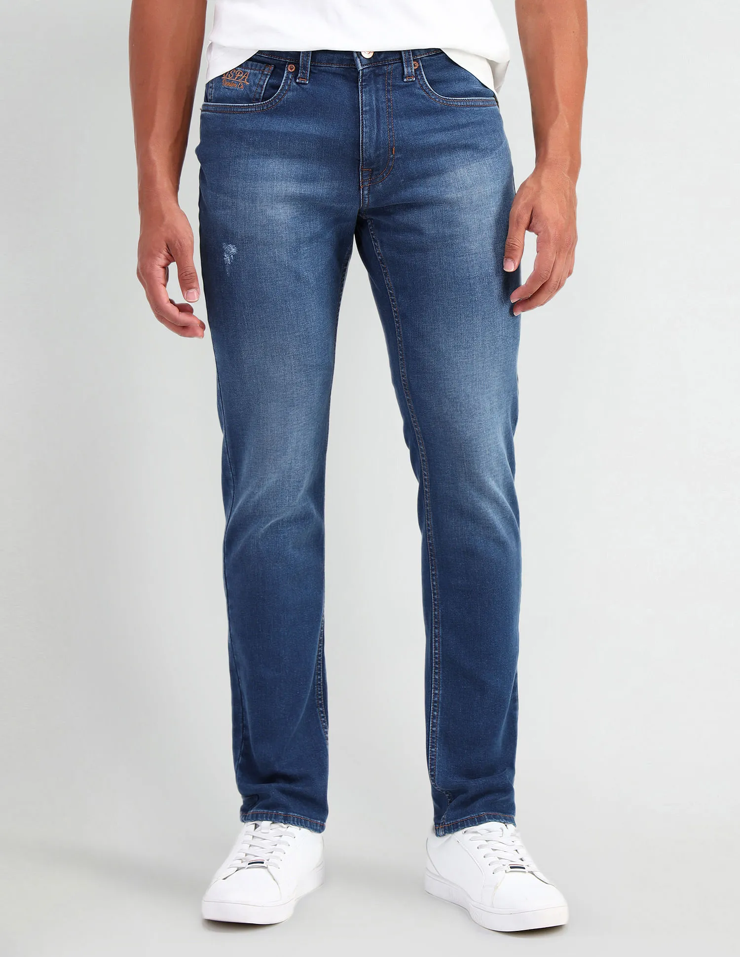 U.S. Polo Assn. Denim Co. Brandon Slim Tapered Fit Blue Jeans