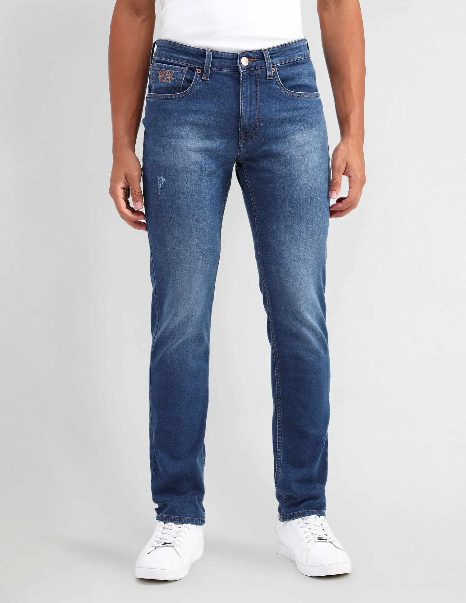 U.S. Polo Assn. Denim Co. Brandon Slim Tapered Fit Blue Jeans